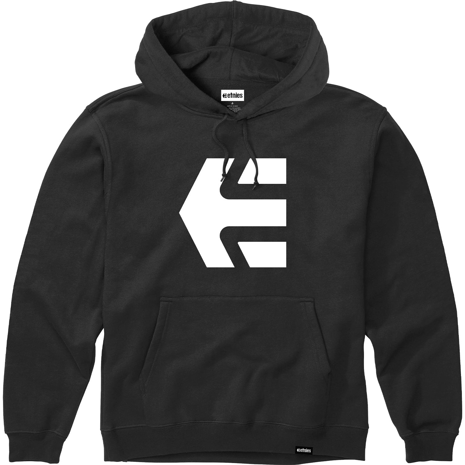 Etnies Classic Icon Hoodie Black White Dogg Scooters