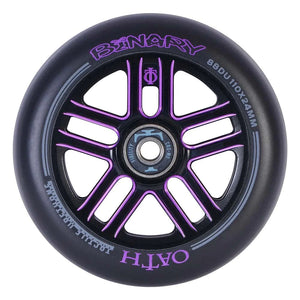 Oath Binary Wheels - 110mm - Black / Purple - Pair