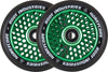 Root Honeycore Wheel - 110mm - Black on Green - Pair