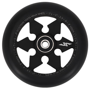 JP Ninja 6-Spoke Pro Scooter Wheel - 110mm - Black