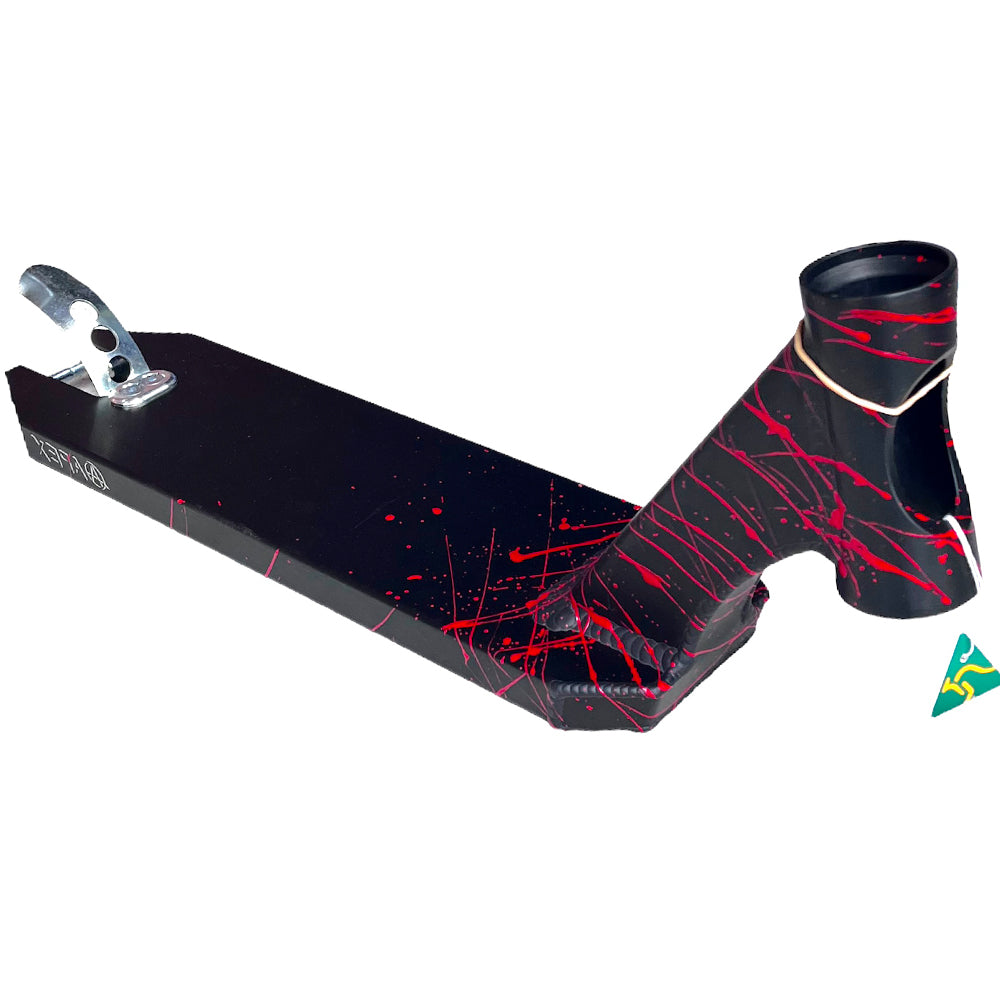 Apex Mini Deck - Black / Red - 4.5 – Dogg Scooters