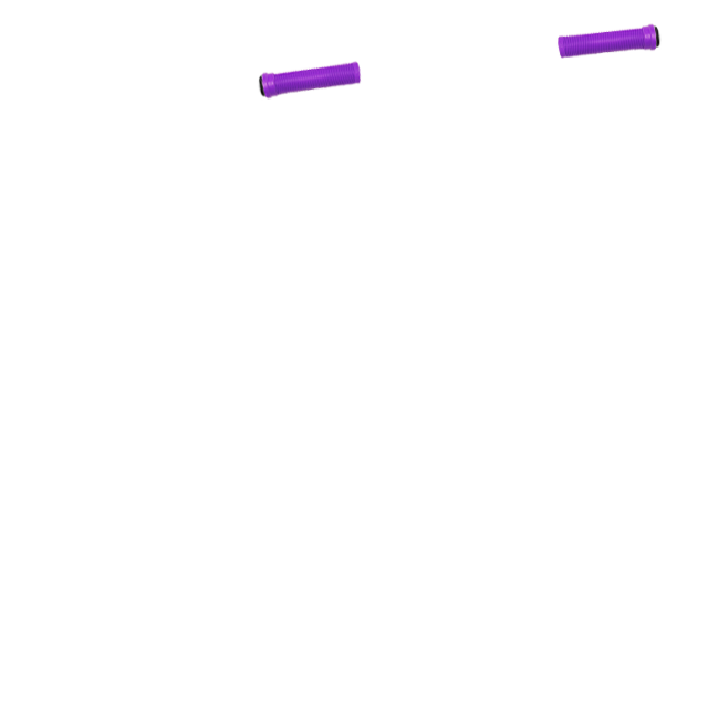 ODI Long Neck Grips Flangeless ST Purple Grips Dogg Scooters