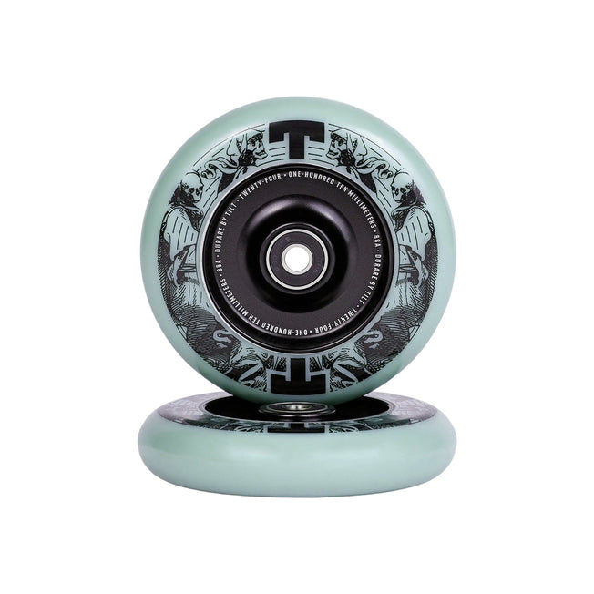 Tilt Durare Scooters Wheels - 110mm - Phantom Teal - Pair