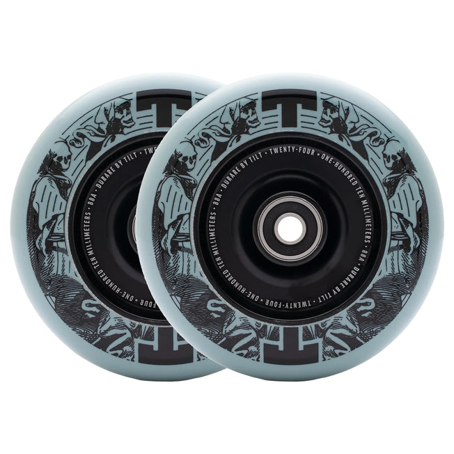 Tilt Durare Scooters Wheels - 110mm - Phantom Teal - Pair
