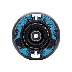 Tilt Durare Scooters Wheels - 120mm - Skulls Blue - Pair