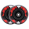 Thumbnail for Tilt Durare Scooters Wheels - 110mm - Skulls Red - Pair