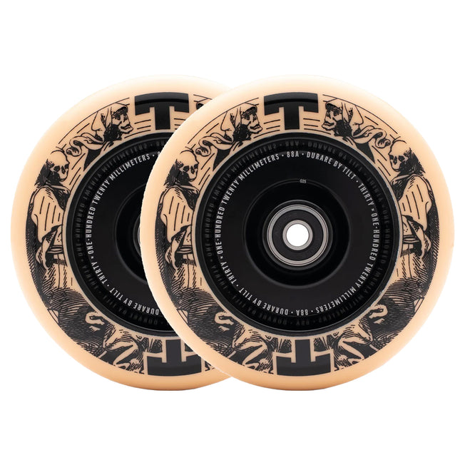 Tilt Durare Scooters Wheels - 120mm - Phantom Yellow - Pair