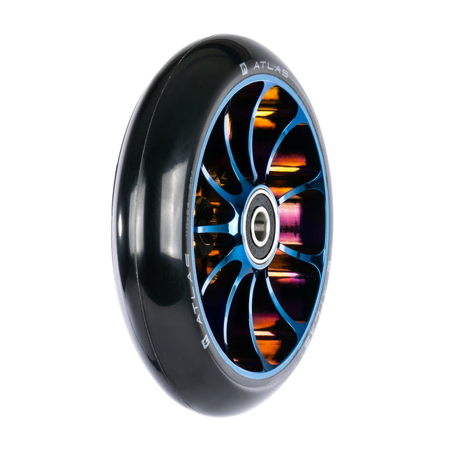 Ethic Atlas Pro Scooter Wheel - 110mm - Black / Blue Chrome