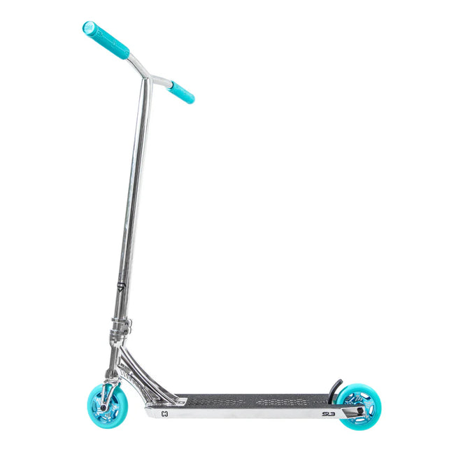 Core SL3 Complete Scooter - Chrome / Teal