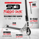 Core ST3 Complete Scooter - Polished / Black