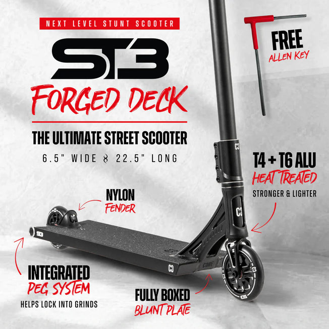 Core ST3 Complete Scooter - Black / Black