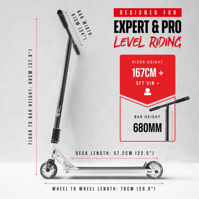 Core ST3 Complete Scooter - Polished / Black