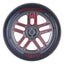 Oath Binary Wheels - 110mm - Titanium / Red - Pair