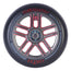 Oath Binary Wheels - 110mm - Titanium / Red - Pair