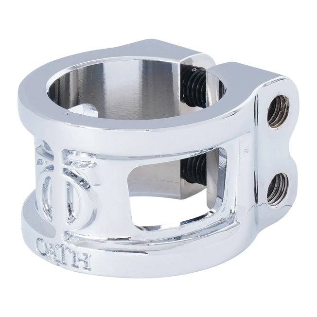 Oath Cage V2 Double Clamp - Neo Silver