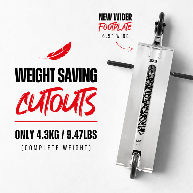 Core ST3 Complete Scooter - Polished / Black