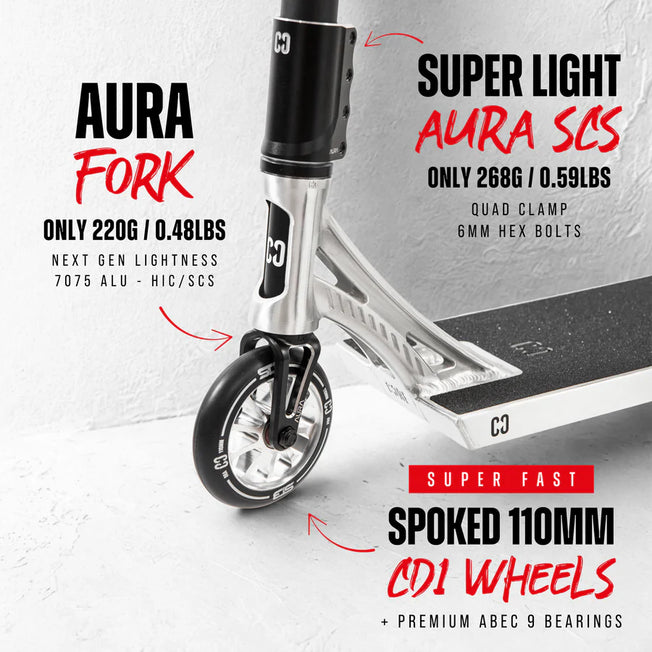 Core ST3 Complete Scooter - Polished / Black