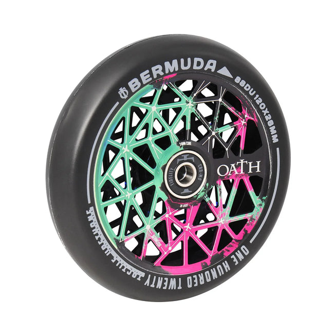 Oath Bermuda Wheels - 110mm - Black / Green / Pink - Pair