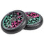 Oath Bermuda Pro Scooter Wheels - 110mm - Black / Green / Pink - Pair