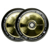Thumbnail for Root Air Scooter Wheels - 110mm - Black on Gold - Pair