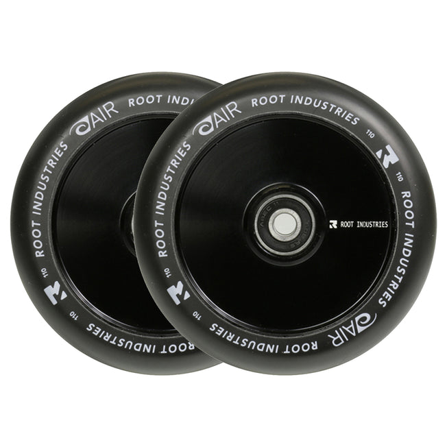 Root Air Scooter Wheels - 110mm - Black on Black - Pair