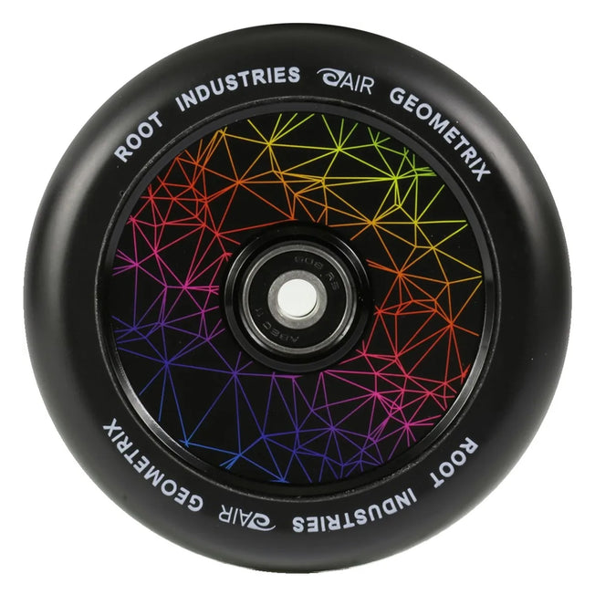 Root Air Scooter Wheels - 110mm - Geometrix - Black on Black - Pair