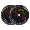 Thumbnail for Root Air Scooter Wheels - 110mm - Geometrix - Black on Black - Pair