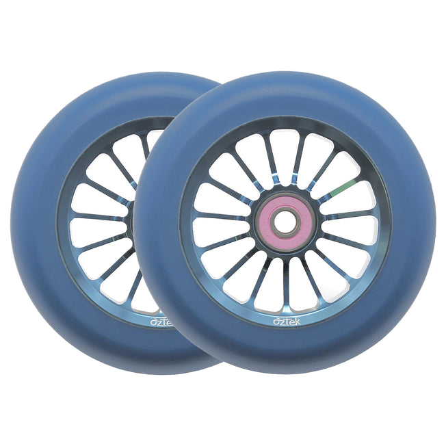 Aztek Architect 2 Scooter Wheels - 110mm - Blue - Pair