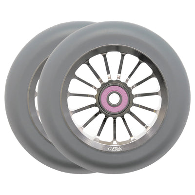 Aztek Architect 2 Scooter Wheels - 110mm - Grey - Pair