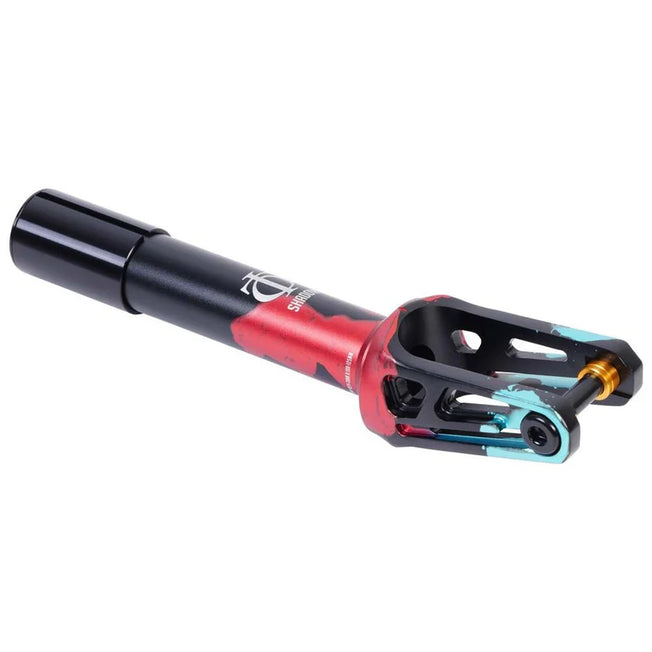 Oath Shadow SCS / HIC Fork - Black / Teal / Red