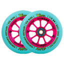River Rapids Signature Wheels - Brian Noyes - 110mm - Pink/Teal - Pair