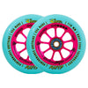 Thumbnail for River Rapids Signature Wheels - Brian Noyes - 110mm - Pink/Teal - Pair