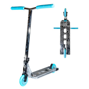 Core Mini CL1 Complete Stunt Scooter - Chrome / Teal