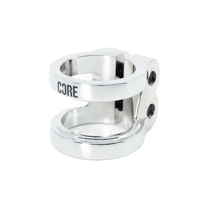 Core Venom Scooter Double Clamp - Chrome