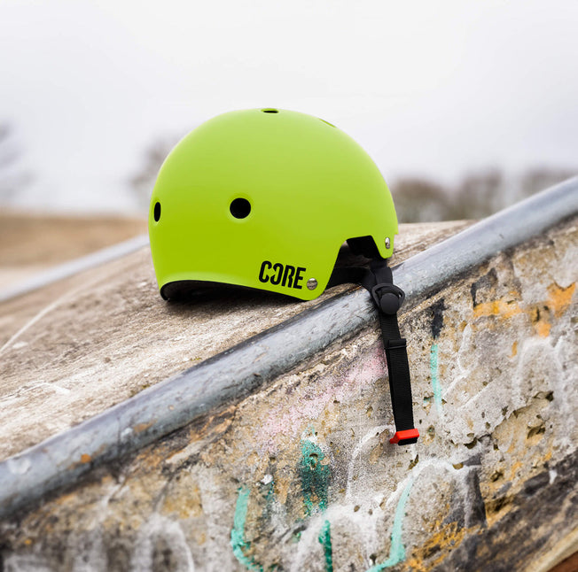 CORE Action Helmet - Neon Green