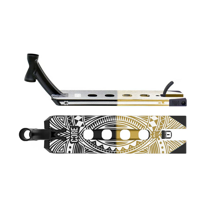Core CL1 Pro Scooter Deck - Black / Gold - 5.0