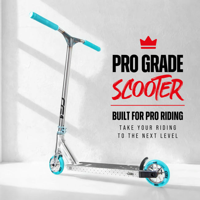 Core CG1 Complete Scooter - Raw / Teal / Black