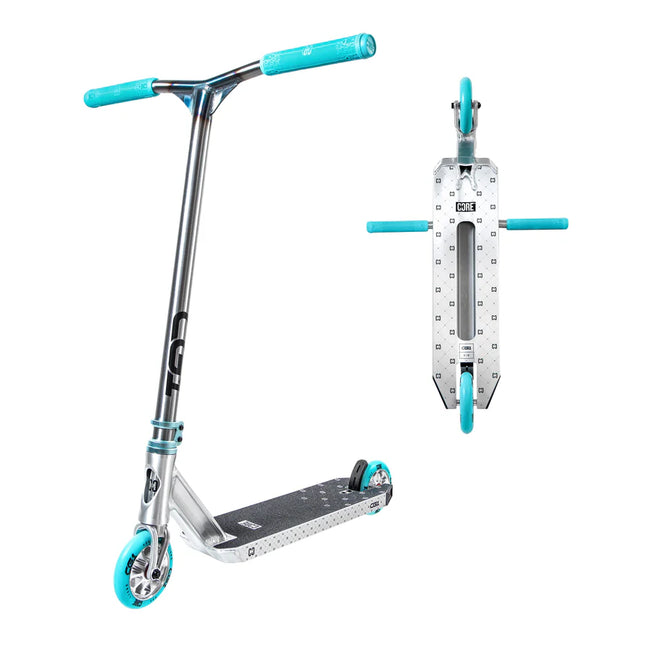 Core CG1 Complete Scooter - Raw / Teal / Black