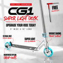 Core CG1 Complete Scooter - Raw / Teal / Black