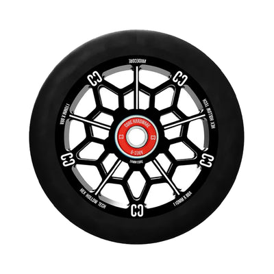 Core Hex Scooter Wheel - 110mm - Black / Black