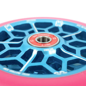 Core Hex Scooter Wheel - 110mm - Pink / Blue
