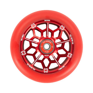 Core Hex Scooter Wheel - 110mm - Red / Red