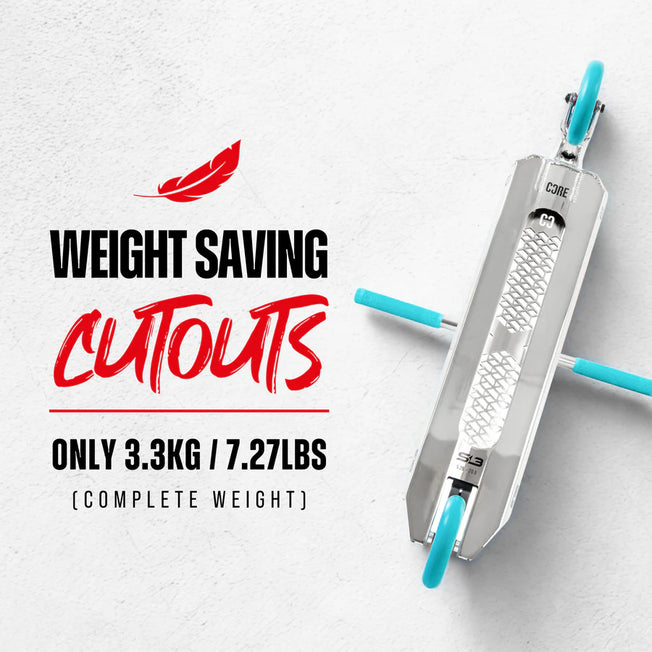 Core SL3 Complete Scooter - Chrome / Teal