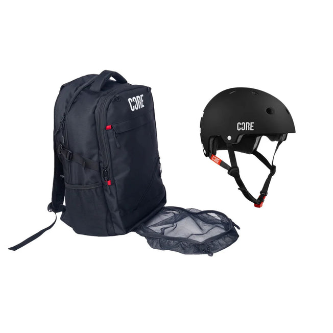 CORE Pro Helmet Backpack - Black | Bags | Core | core-pro-helmet-backpack-black