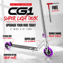 Core CG1 Complete Scooter - Raw / Purple