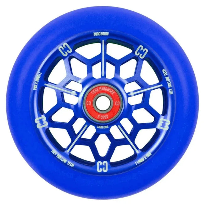 Core Hex Pro Scooter Wheel - 110mm - Navy Blue