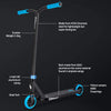 Thumbnail for Chilli Base Complete Stunt Scooter - Black / Blue