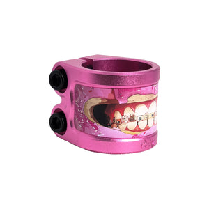 Chubby Gnasher Scooter Double Clamp - Pink Doughnut