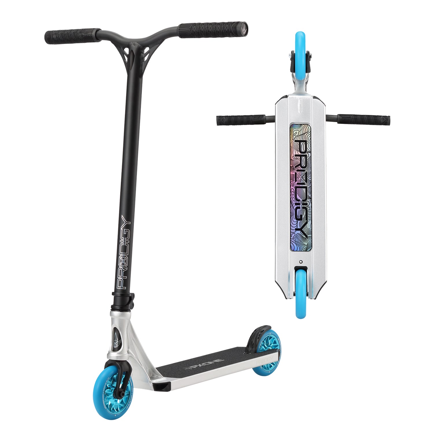 Ruote Blunt Envy 120mm Prodigy X Per Stunt Scooter - Coppia Nero/Neo Cromo