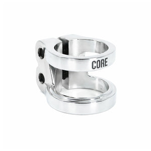 Core Venom Scooter Double Clamp - Chrome